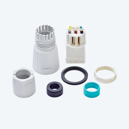 Giunto pannello 5p Molla Grigio M25 IP66/IP67/IP68