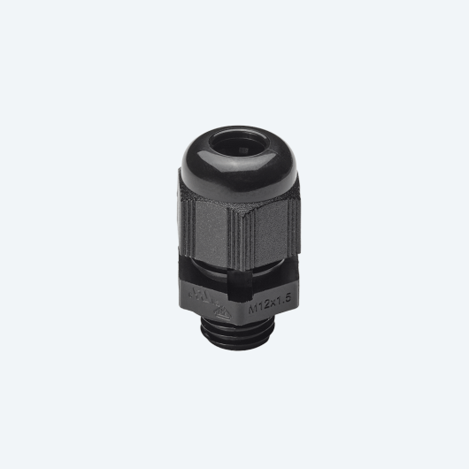 Pressacavo ventilato D4-8 M12 Nero IP66/IP68/IP69