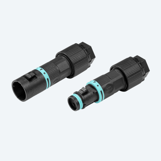 KIT Micro Connettore Presa e Spina 3p Vite L-N-PE D7.5-9 IP66/IP68