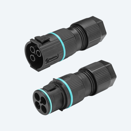 KIT Mini Connettore Presa e Spina 3p Vite D7-13 IP66/IP68 UP