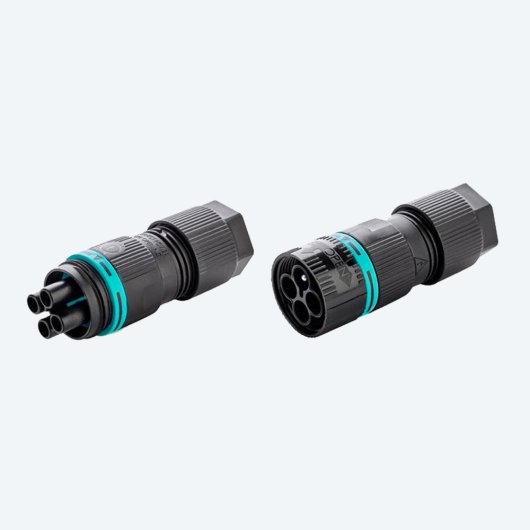 Mini Connettore Presa pannello 4p Crimp M20 IP66/IP68