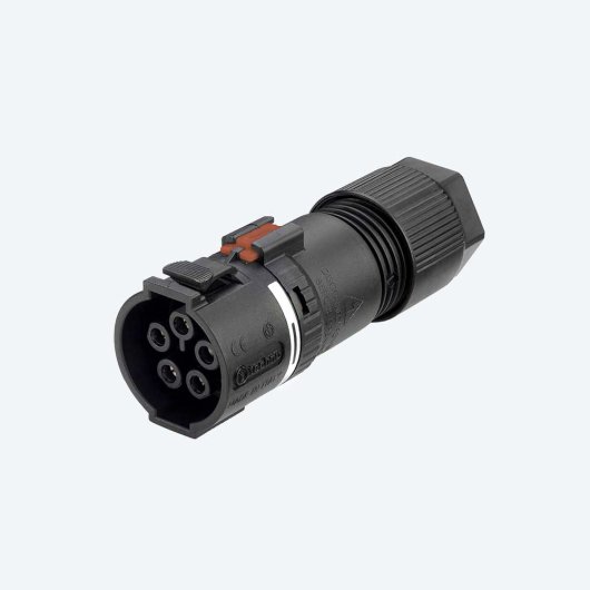 Mini Connettore Presa 2p Molla D7-13.0 IP66/IP68
