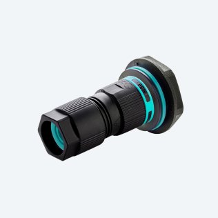 KIT Raccord panneau 4p Vis M25 D6-13.5 IP68/IP69