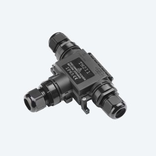 Boîte de Dérivation 3 voies 5p Vis D8-17 IP65