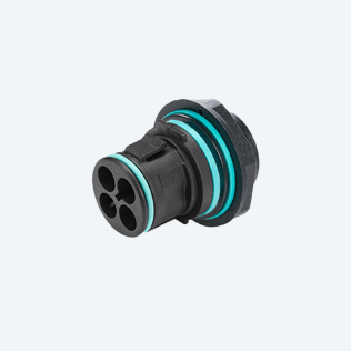 Mini Connecteur Mâle panneau 3p Vis M25 IP66/IP68 UP