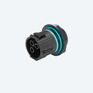 Mini Connecteur Femelle panneau 3p Vis M25 IP66/IP68 UP