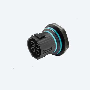 Mini Connecteur Femelle panneau 4p Vis M25 IP66/IP68 UP
