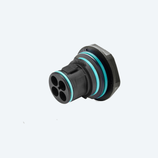 Mini Connecteur Mâle panneau 4p Vis M25 IP66/IP68 UP