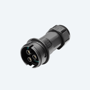 Connecteur Femelle 3p 4MMQ D10-16.5 IP66/IP68 HP