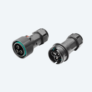 KIT Connecteur Mâle et Femelle 3p Vis 4MMQ D10-16.5 IP66/IP68 HP