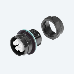 Connecteur Mâle panneau 5p Vis M28 IP68