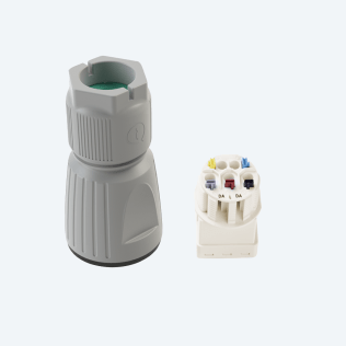 Giunto pannello 5p Molla DALI Grigio M25 IP66/IP67/IP68