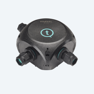 Boîte de Dérivation noire 3 voies D7-13.5 mm IP66