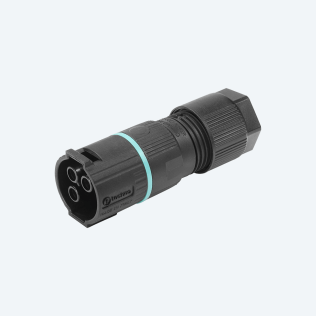 Mini Connettore Presa saferlock 3p Vite D7-13 IP66/IP68 UP