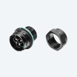 Connettore Spina pannello 3p 4MMQ M28 IP68