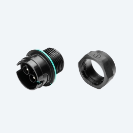Connettore Spina pannello 2p 6MMQ M28 IP68