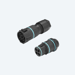 KIT Mini Connettore Presa e Spina pannello 4p Vite M20 IP66/IP68 UP