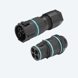KIT Mini Connettore Presa e Spina pannello 3p Vite M20 IP66/IP68 UP