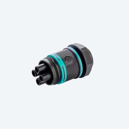 Mini Connecteur Femelle panneau 4p Crimp M20 IP66/IP68