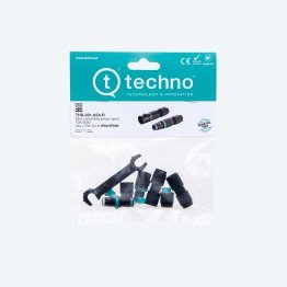 KIT Micro Connettore Presa e Spina pannello 2p Vite M16 IP66/IP68